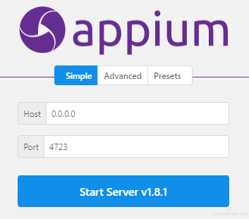 appiumserver