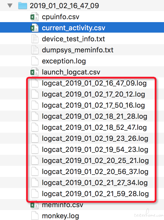 logcat file