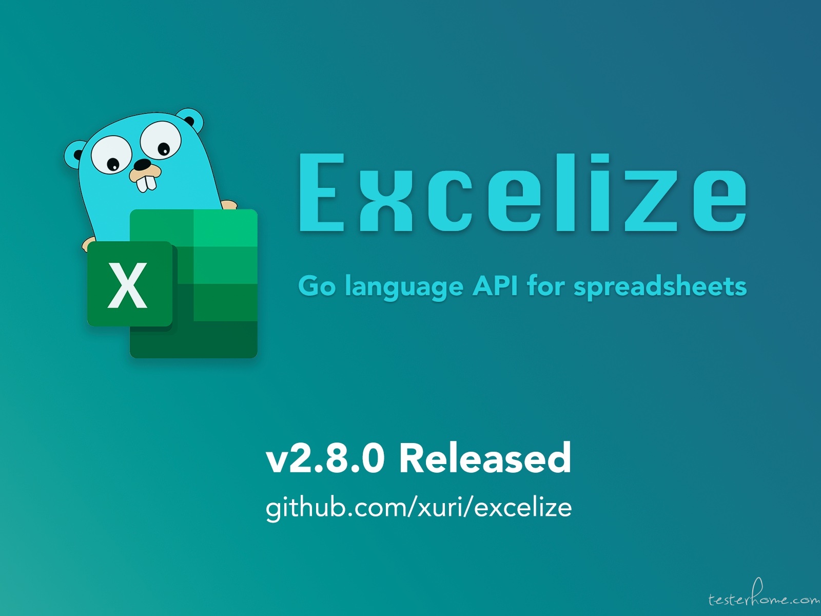 Excelize 开源基础库 2.8.0 版本正式发布