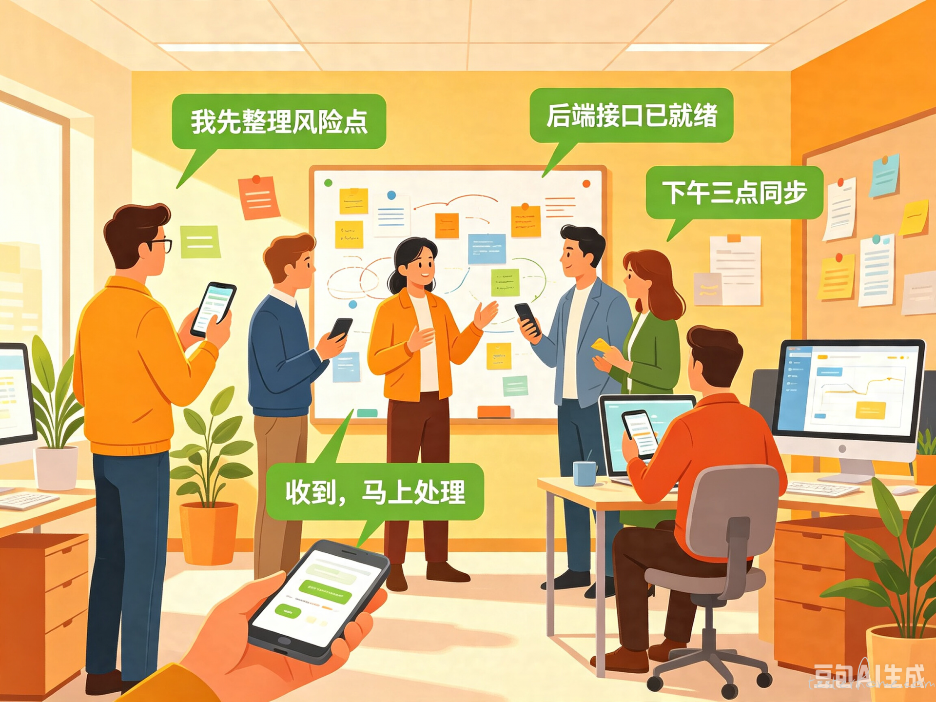 微信沟通